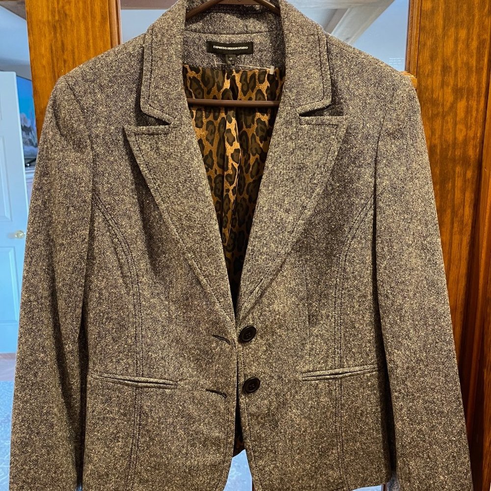 Express, Gray Blazer, Size 12